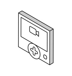 Video Content Ugc Isometric Icon