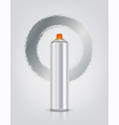 Silver Graffiti Spray Can