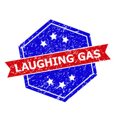 Hexagonal Bicolor Laughing Gas Watermark