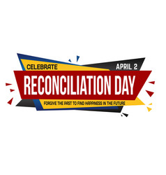 Reconciliation Day Banner Design