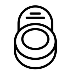 Children Potty Icon Outline Child Toilet