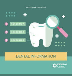 Flat Design Dental Clinic Posts