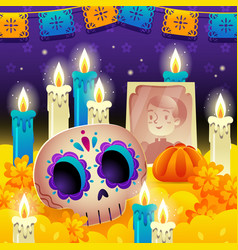 Gradient Dia De Muertos Celebration