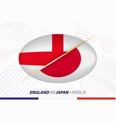 Rugby Match Between England And Japan Concept For