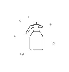 Garden Sprayer Simple Line Icon Symbol