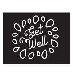 Get Well Lettering Cut Out