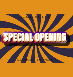 Special Opening Editable Text Effect Modern Style