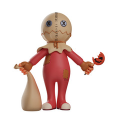 3d Trick R Treat Cartoon Picture Open His Arm