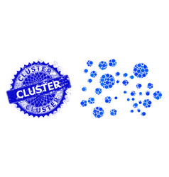 Bubble Cluster Collage Of Small Circles