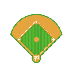 Classic Baseball Field Top View