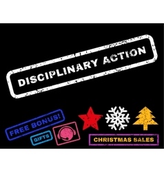 Disciplinary Action Rubber Stamp