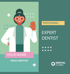 Flat Design Dental Clinic Posts