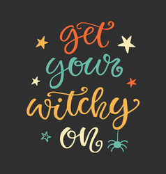 Get Your Witchy On Halloween Party Poster