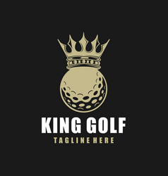 King Golf Logo Design