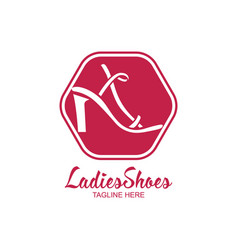 Luxury High Heel Womens Logo Design Template