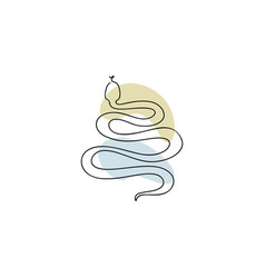 Chinese Zodiac Symbol Snake In Line