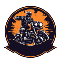 Simple Motorcycle Cub Logo