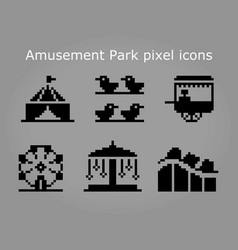 8 Bit Pixel The Amusement Icons