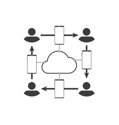 Cloud Conference Business Meeting Online Icon