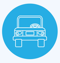 Icon Jeep Suitable For Education Symbol Blue Eyes