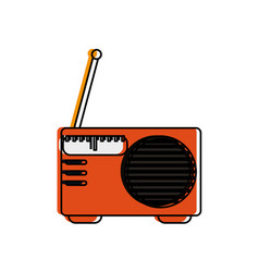 Small Radio With Antenna Icon Image