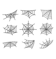 Spider Web Silhouette Hanging For Halloween