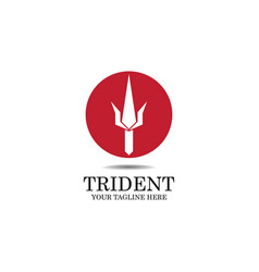 Trident Logo Template Icon Design