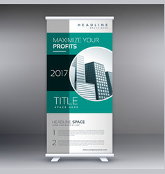 Corporate Green Modern Standee Roll Up Banner