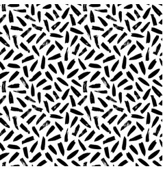 Seamless Pattern With Hand Drawn Black Dashes