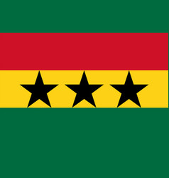 Flag Of The Union African States In Original