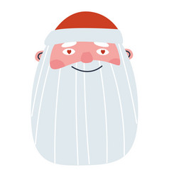 Santa Claus Character With Hearts In His Eyes