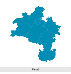 Map Of Kassel Is A Region In Hesse State