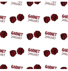 Mystical January Garnet Birth Stone