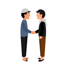 People Hand Shake Friendship Design