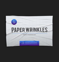 Wrinkled Paper Poster