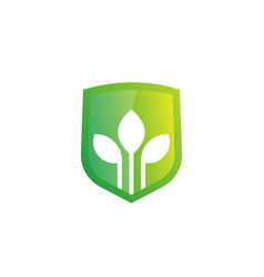 Crop Protection Logo With Green Shield