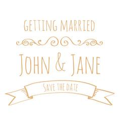 Getting Married Wedding Label 4