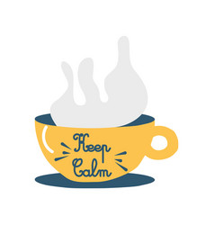 Keep Calm On Coffee Cup Design