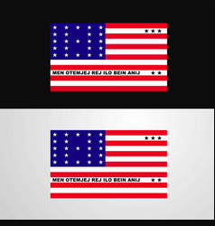 Bikini Atoll Flag Banner Design