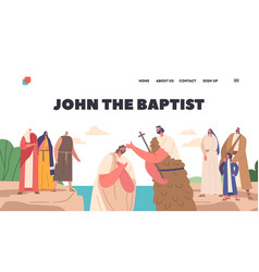 Biblical Landing Page Template With John