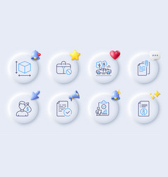 Box Size Compliance And Salary Line Icons