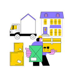 Moving House Services Abstract Concept