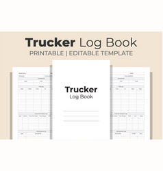 Trucker Log Book Kdp Interior