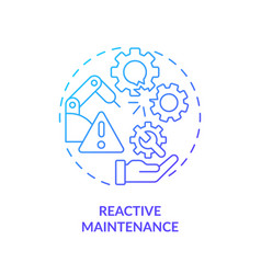 2d Gradient Thin Linear Icon Reactive Maintenance