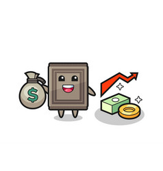 Carpet Cartoon Holding Money Sack