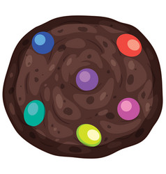 Isolated Delicious Cookie Biscuit Cartoon