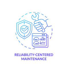 2d Gradient Icon Reliability Centered Maintenance