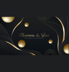 Gradient Golden Luxury Youtube Channel Art Design