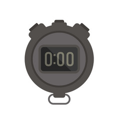 Stopwatch Time Icon Flat Timer Clock