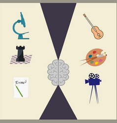 Hemispheres Of The Brain Concentrating Energy